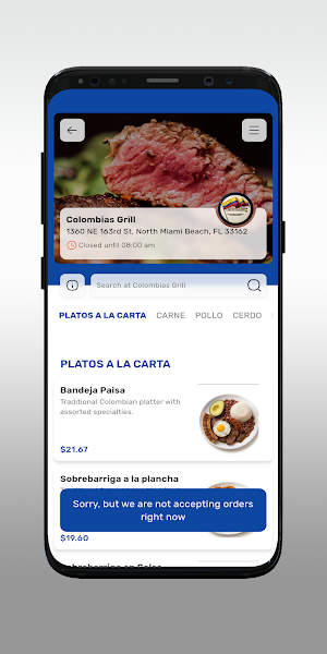 Colombias Grill Screenshot 2