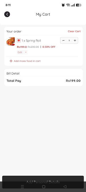 AnuraXpress Food Screenshot 2