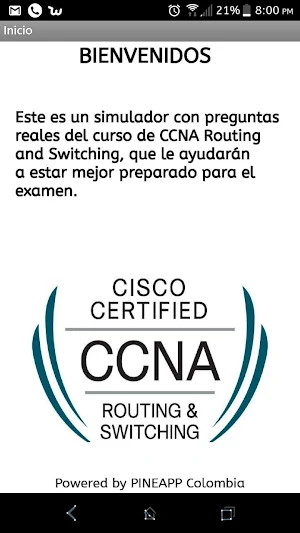 Simulador CCNA Screenshot 0