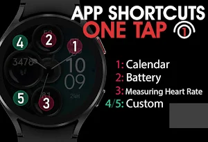 Dream 53 - Modern Watch Face Screenshot 3