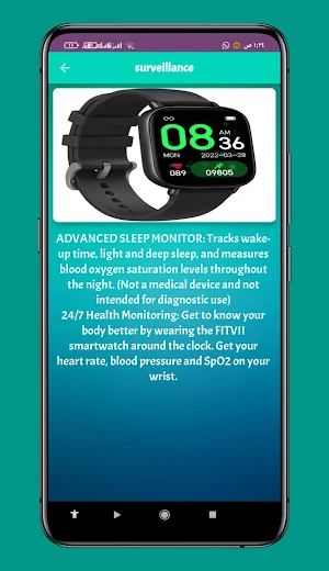 Fitvii Smart Watch Guide Screenshot 2