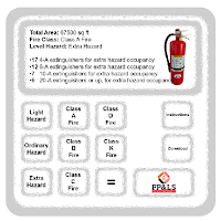 NFPA10 Extinguisher Calculator