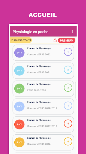 PHYSIOLOGIE EN POCHE Screenshot 0