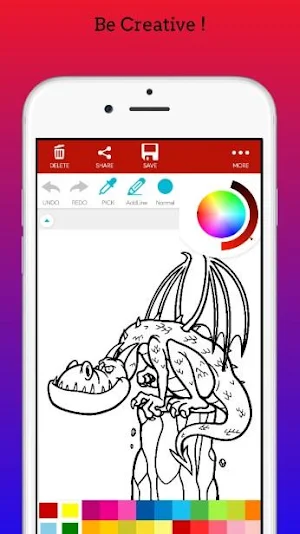 Dragons Coloring Book Screenshot 0