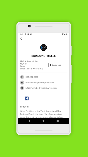 Bodyzone Fitness Screenshot 0