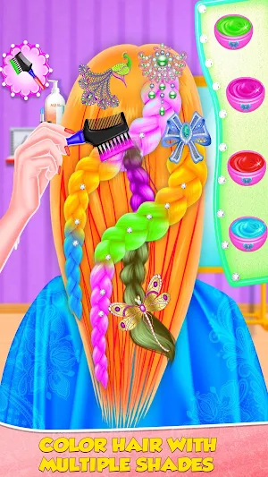 Braiding Fashion Hairstyle : Makeover Salon Screenshot 1