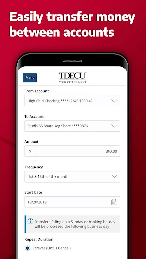 TDECU Digital Banking Screenshot 3