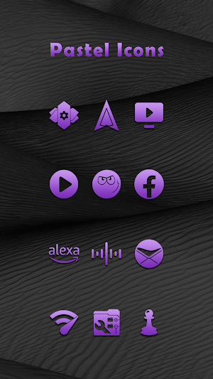 Pastel Purple Icons Screenshot 3