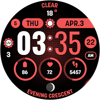 MOON KNIGHT Digital Watch Face