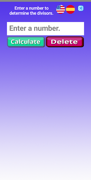 Divisors of a number Screenshot 0