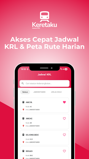 Keretaku - Jadwal KRL Screenshot 1