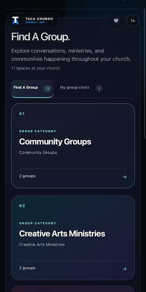 TACA Church Connect Screenshot 1