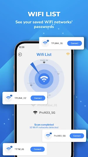 WiFi Hotspot Map & Password Screenshot 3
