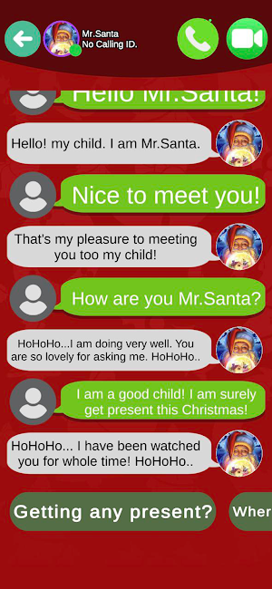 Santa Talk: Connect with Claus Screenshot 1