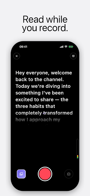 Teleprompter - TeleGaze Screenshot 1