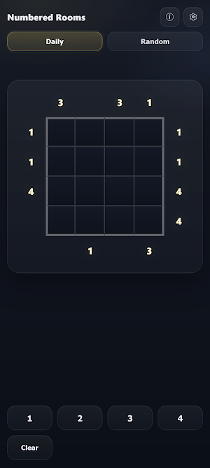 Numbered Rooms - Logic Puzzle Screenshot 0