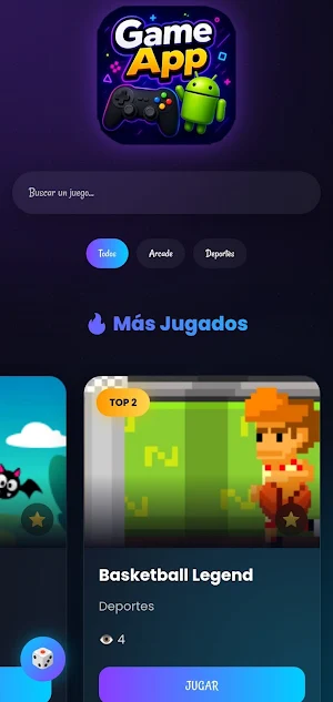 Gameapp Screenshot 1