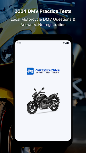 Motorcycle DMV Written Test Screenshot 0
