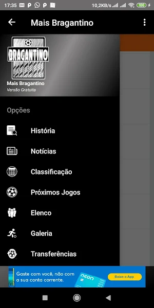 Mais Bragantino Screenshot 1