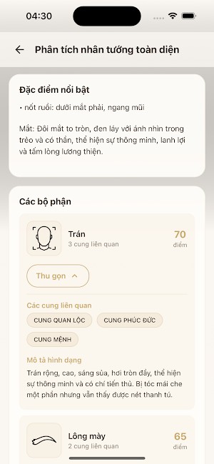 Đẹp Tướng - Nhân Tướng Thẩm Mỹ Screenshot 2