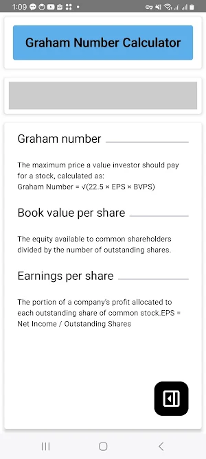 Graham Number Calculator Screenshot 3