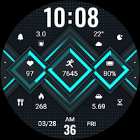 Blue Geometry ZKin Watch