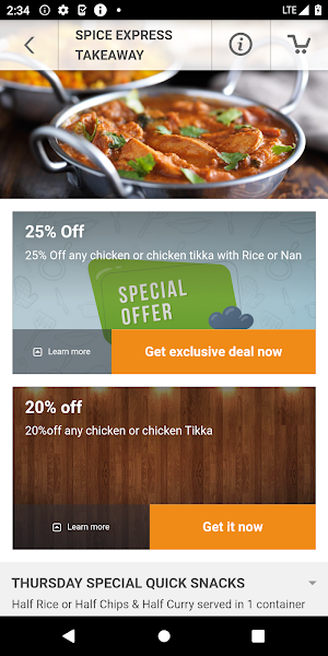 Spice Express Takeaway Screenshot 2
