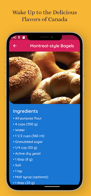 Canadian Recipes Screenshot 3
