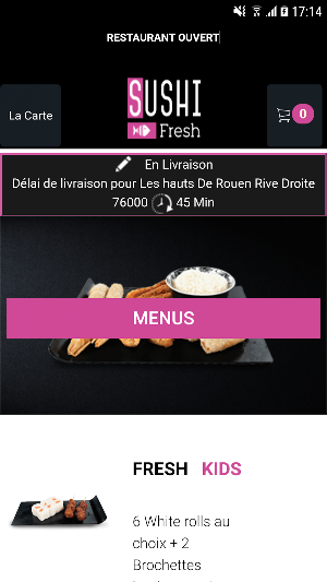 Sushi Fresh Rouen Screenshot 2