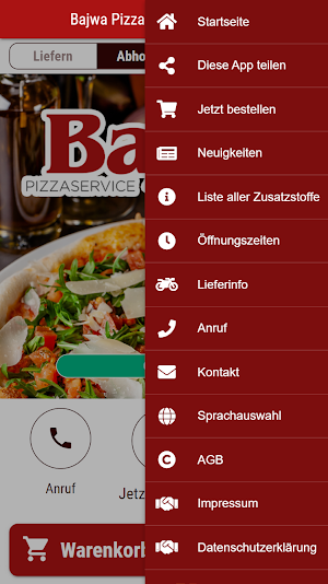 Bajwa Pizzaservice Buxtehude Screenshot 2