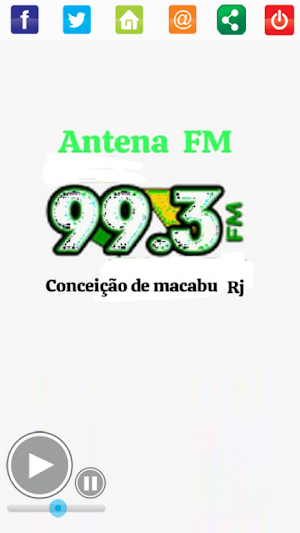 Rádio Antena FM Macabu. Screenshot 2
