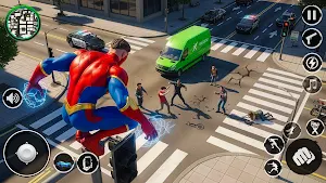 Rope Hero: Crime Town Screenshot 3