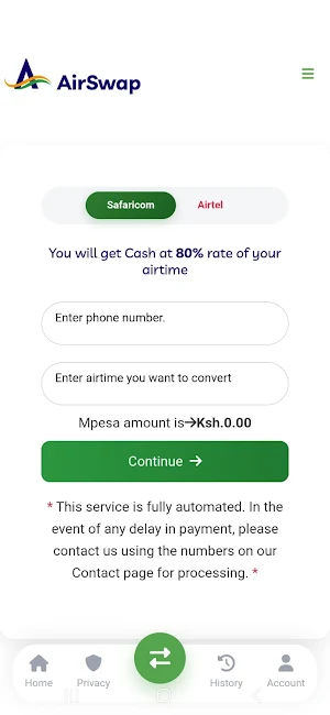 AirSwap Screenshot 2