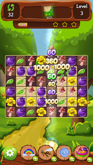 Forest Match 3 Puzzle Mania Screenshot 0