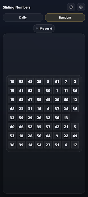 Sliding Numbers - Slide Puzzle Screenshot 2