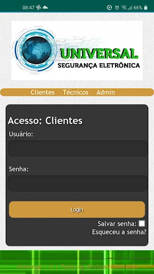 Universal Segurança Eletrônica Screenshot 2