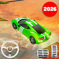 Car Stunts Racing Mega Fly