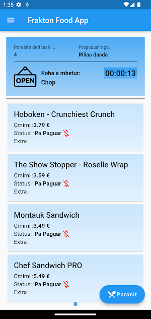 Foodorder Screenshot 0