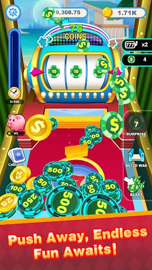 Bliss Pusher Lucky Gala Screenshot 2