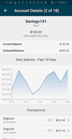 RockPointBank Treasury Screenshot 1