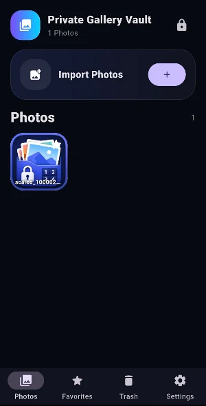 Private Gallery Vault Screenshot 1