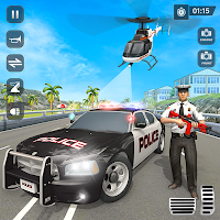 US Cop Duty Police Car Game