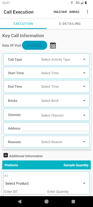 AlbertPharma CRM Screenshot 2