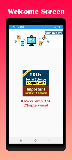10th class social science important Q & A Screenshot 0