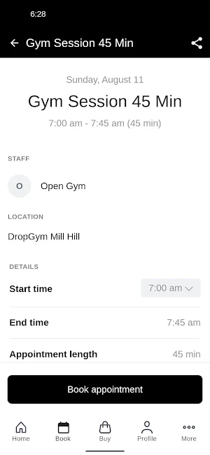 DropGym Mill Hill Screenshot 2