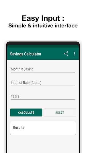 Savings Calculator Screenshot 0
