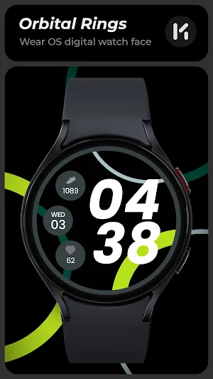 Orbital Rings Watch Face Screenshot 0