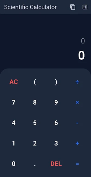 Scientific Calculator SC Screenshot 1