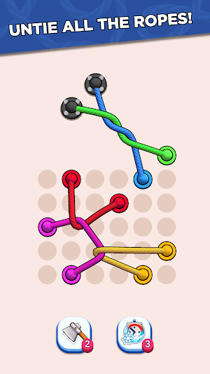 Twisted Ropes: Untangle 3D Screenshot 0