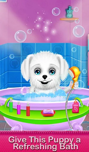 Puppy Spa Salon - Cute Pet Dog Care Games Screenshot 2